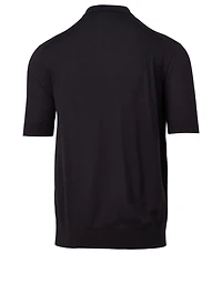 Cotton And Cashmere Polo Shirt