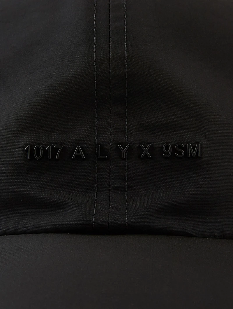 Nylon Logo Hat With Buckle