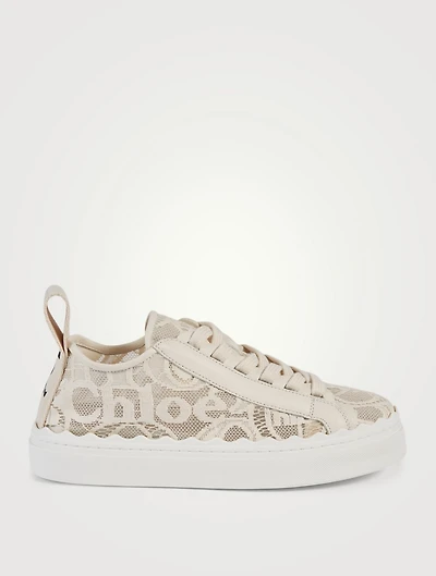 Lauren Lace Logo Sneakers