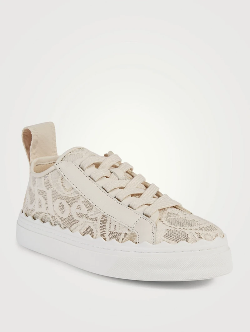 Lauren Lace Logo Sneakers