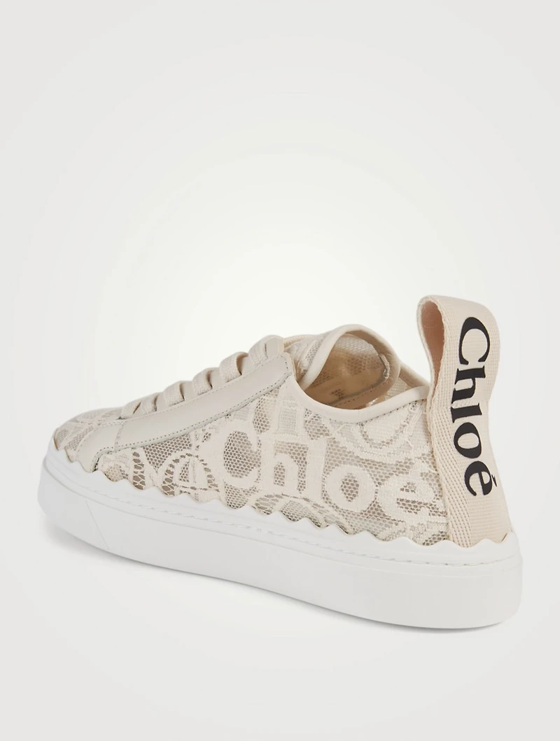 Lauren Lace Logo Sneakers