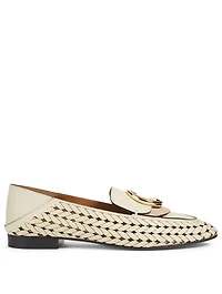 Chloé Braided Leather Loafers