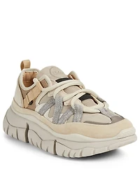 Blake Suede And Nylon Sneakers