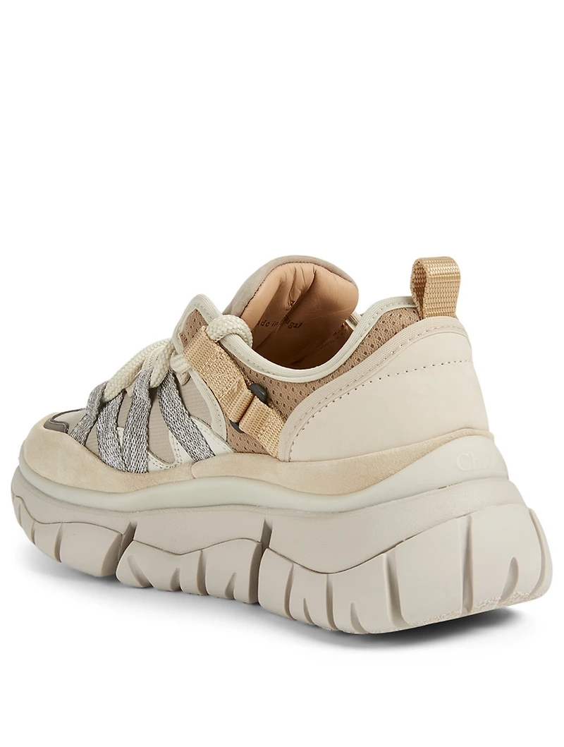Blake Suede And Nylon Sneakers