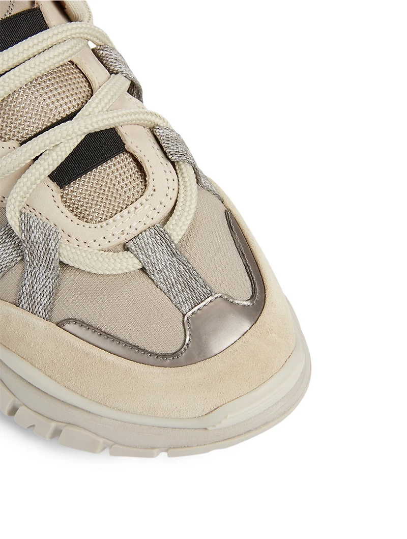 Blake Suede And Nylon Sneakers