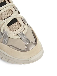 Blake Suede And Nylon Sneakers