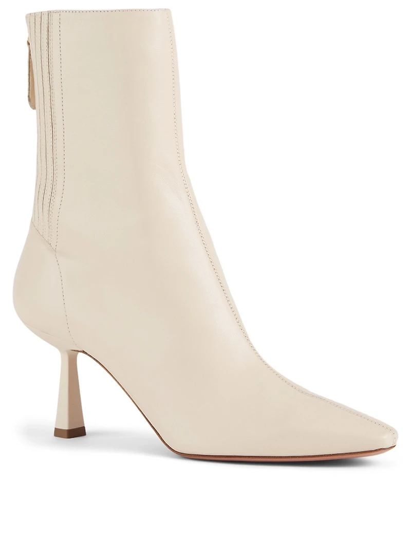 Curzon 75 Leather Heeled Ankle Boots