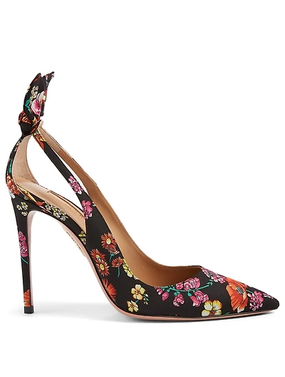 Deneuve 105 Fabric Pumps Floral Print