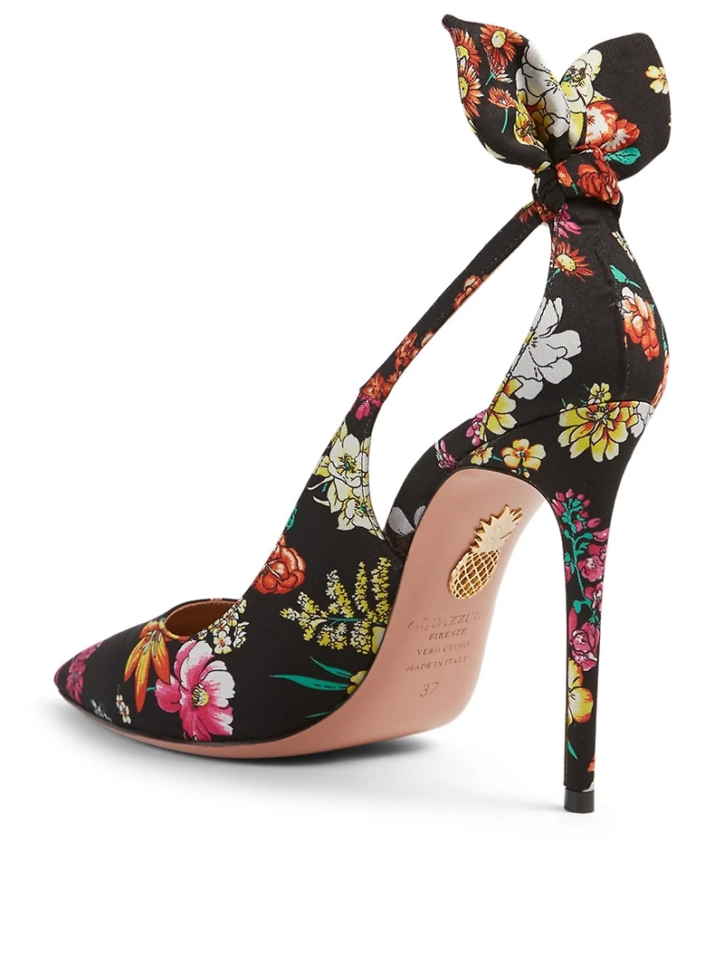 Deneuve 105 Fabric Pumps Floral Print