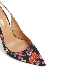 Deneuve 105 Fabric Pumps Floral Print