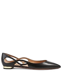 Forever Leather Ballet Flats