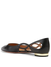 Forever Leather Ballet Flats