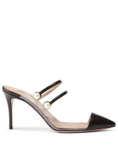 Oz 85 PVC And Leather Mules
