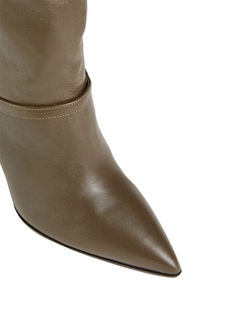 Venice 95 Leather Knee-High Boots