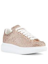 Oversized Crystal Suede Sneakers