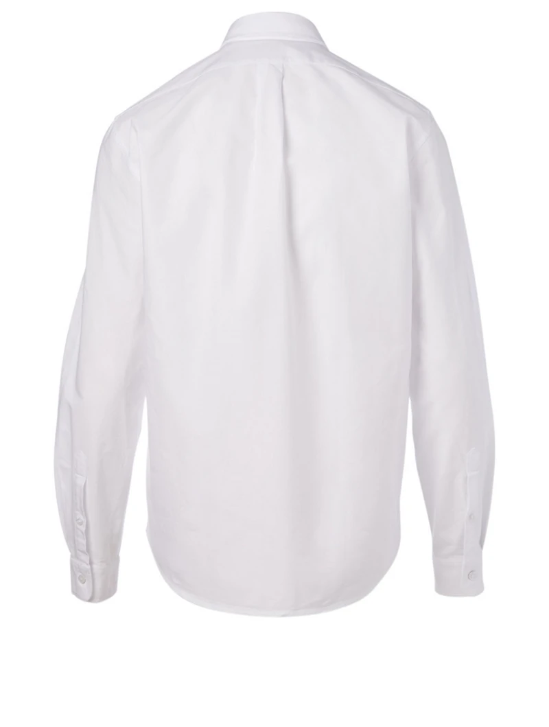 Cotton Shirt With Tiger Crest