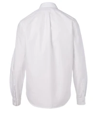 Cotton Shirt With Tiger Crest