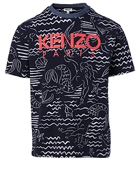 Logo T-Shirt Mermaid Print