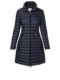 Sable Down Midi Coat