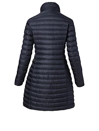 Sable Down Midi Coat