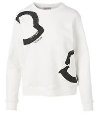 Sweatshirt With Offset Logo