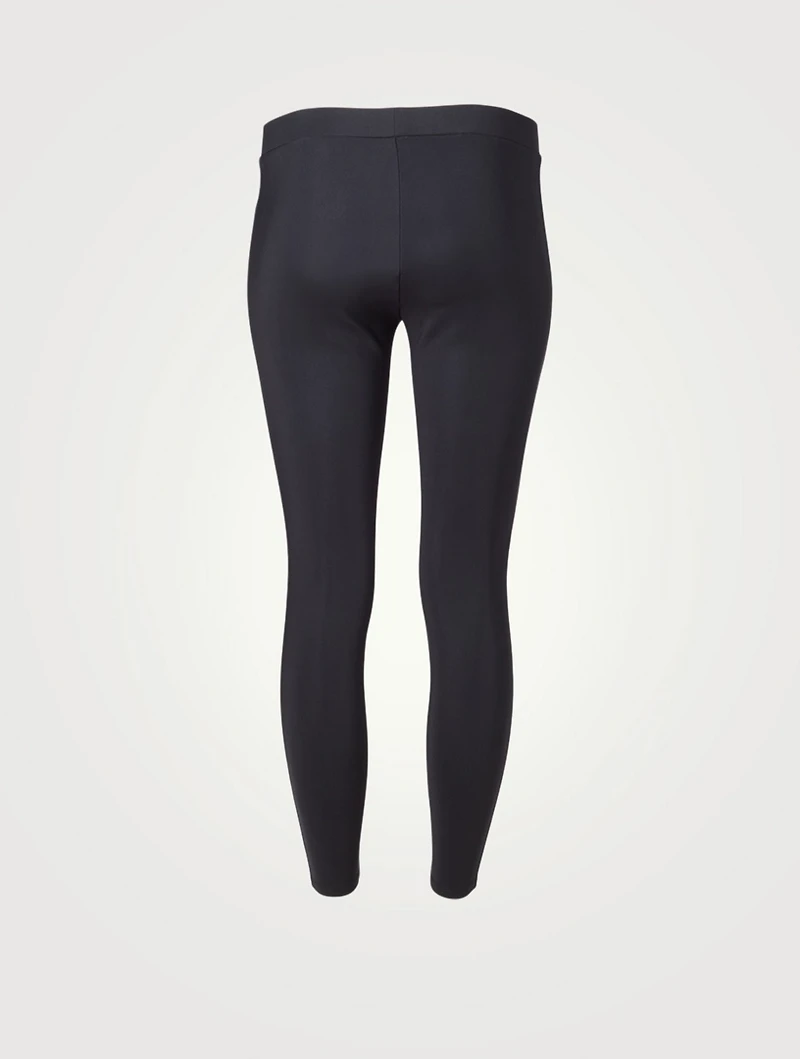 Technical Leggings With Side Stripe