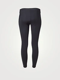 Technical Leggings With Side Stripe