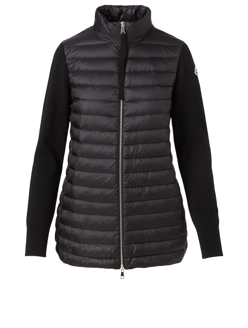 Wool Quilted Cardigan