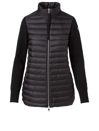 Wool Quilted Cardigan