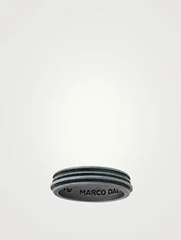 Acies Single Oxidized Silver Ring