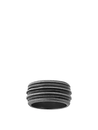 Acies Double Oxidized Silver Ring