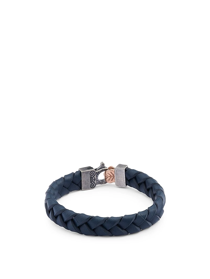 Lash Braided Leather Bracelet