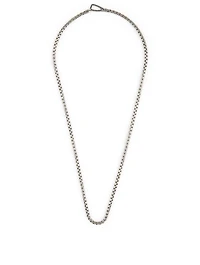 Ulysses Oxidized Silver Necklace