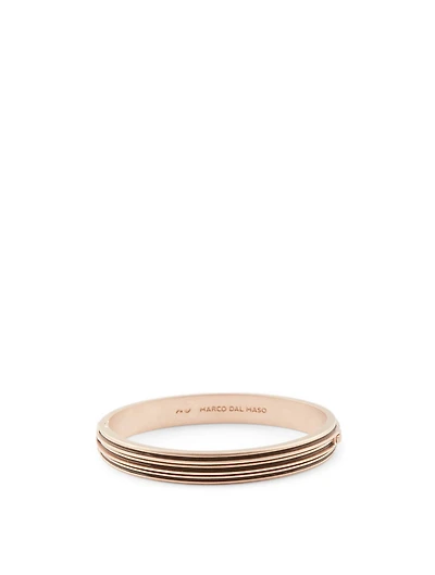 Acies Double 18K Rose Gold Plated Cuff Bracelet