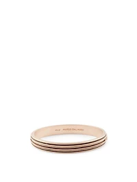 Acies Double 18K Rose Gold Plated Cuff Bracelet