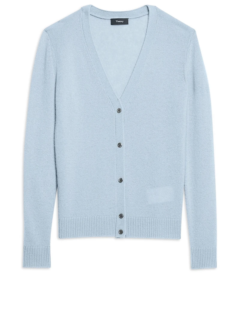 Feather Cashmere V-Neck Cardigan
