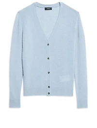 Feather Cashmere V-Neck Cardigan