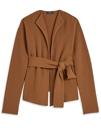 Wool And Cashmere Sweater With Belt