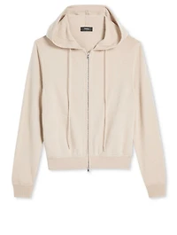 Cashmere Zip Hoodie