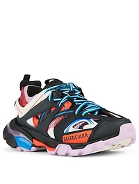 Track Nylon And Mesh Sneakers