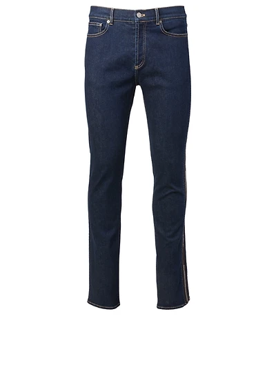 Slim-Fit Jeans With Logo Tape
