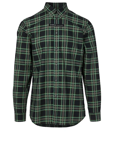 Cotton Shirt Check Print