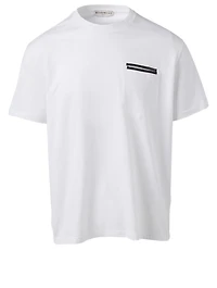 Cotton T-Shirt With Laser Cut