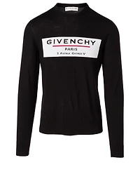 Wool Logo Sweater With Address