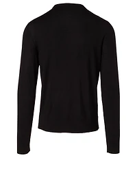 Wool Logo Sweater With Address