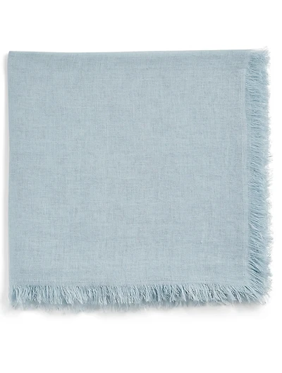 Linen Scarf With Fringe