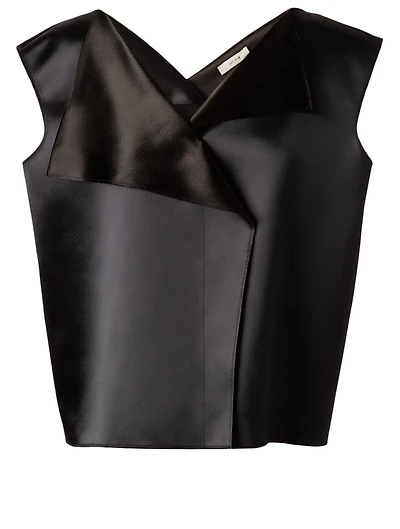 Ori Hammered Satin Top