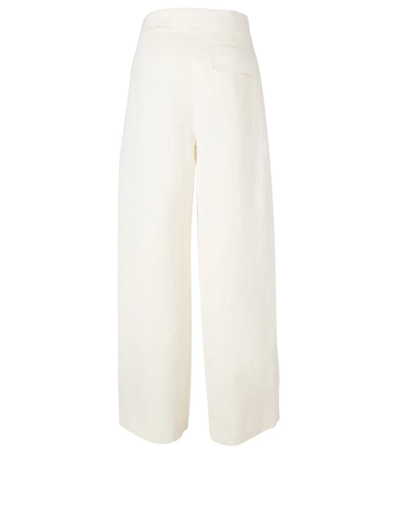 Brona Silk And Linen Pants