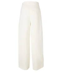 Brona Silk And Linen Pants
