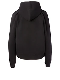 Cropped Hoodie With Logo